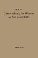 Untersuchung Des Wassers an Ort Und Stelle 3662405083 Book Cover