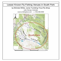 Lesser Known Fly Fishing Venues in South Park, Colorado: Every Public Access in South Park Basin outside of the Dream Stream and Eleven Mile Canyon 0997466138 Book Cover