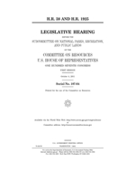 H.R. 38 and H.R. 1925 B084QKYC5H Book Cover