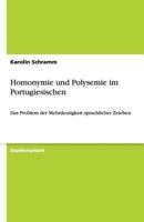 Homonymie Und Polysemie Im Portugiesischen 364045152X Book Cover