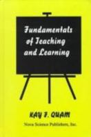 Fundamentals of Teaching and Learning 1560724935 Book Cover