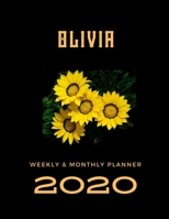 2020 Weekly & Monthly Planner: Olivia...This Beautiful Planner is for You-Reach Your Goals / Journal for Women & Teen Girls / Dreams Tracker & Goals ... Agenda Schedule Organizer / 8,5 x 11 inch 1674564112 Book Cover