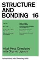 Alkali Metal Complexes with Organic Ligands 3540064230 Book Cover