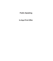 Public Speaking: Finding Your Voice 0134380924 Book Cover
