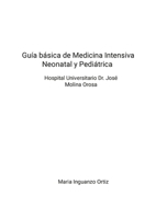 Guía básica de Medicina Intensiva Neonatal y Pediátrica 1447830571 Book Cover