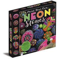 Paint Your Own Neon Stones-This Complete Starter Kit includes all you need to create Vibrant, Three-Dimensional Art to display in your Home or Garden 1488905851 Book Cover