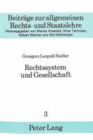 Rechtssystem Und Gesellschaft 3820473610 Book Cover