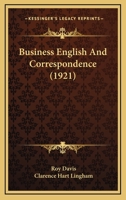 Business English and correspondence 1017985987 Book Cover