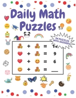Daily Math Puzzles: Math Emoji Quiz to Challenge Your Mind B08YJ2VLNT Book Cover