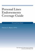 Personal Lines Endorsements Coverage Guide 1945424036 Book Cover