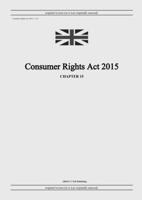 Consumer Rights Act 2015 (c. 15) B09V348Z8G Book Cover