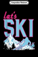 Composition Notebook: Love Skiing Love Retro Stylings Love This Gift Idea Tank Top Journal/Notebook Blank Lined Ruled 6x9 100 Pages 1706457537 Book Cover