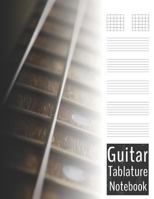 Guitar Tablature Notebook: Guitar Chord Tabs Music Manuscript Paper 100 pages, 8.5 x 11 1719866848 Book Cover