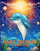 Baby Dolphin Coloring Book: Adorable Dolphin Pup Illustrations For Color & Relaxation B0CWPNTRB9 Book Cover