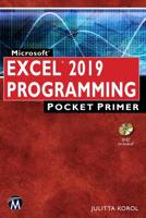 Microsoft Excel 2019 Programming Pocket Primer (Computing) 1683924126 Book Cover