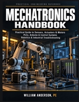 Mechatronics Handbook: Practical Guide to Sensors, Actuators, Motors, PLCs, Arduino, Control Systems, Robotics & Industrial Troubleshooting (The Masterclass Manuals) B0HKJXQS1H Book Cover