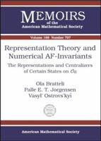 Representation Theory and Numerical AF-Invariants 0821834916 Book Cover