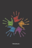 Familie: Notizbuch, Notizblock Kariert, Karierte, Kariertes, Karo-Raster DIN A5, 120 Seiten Notizen, Ideen, Gedanken, Erinnerungen, Termine, Planer, Tagebuch, Organisation 1700613146 Book Cover