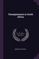 Unemployment in South Africa; 1341186253 Book Cover