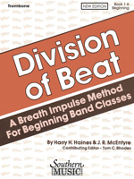 Division of Beat (DOB ), Book 1a: Trombone 1581061358 Book Cover