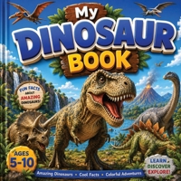My Dinosaur Book: An Educational Dinosaur Guide Filled with Fun Facts and Amazing Illustrations B0H4WH9RM6 Book Cover