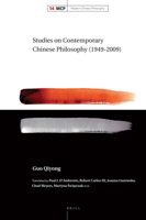 Studies on Contemporary Chinese Philosophy (1949-2009) 9004360506 Book Cover