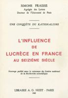 L' Influence de Lucrece En France Au XVI Siecle 2707800813 Book Cover