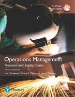 Operations Management: Processes and Supply Chains, Global Edition 1292259930 Book Cover