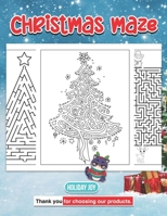 Christmas Maze Delight Twists and Turns of Holiday Cheer: Unique Gifts Holiday For All Age B0CPSTSTS3 Book Cover