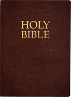 KJVER Holy Bible, Large Print, Mahogany Genuine Leather, Thumb Index: B0CBLJ2WQK Book Cover