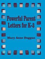 Powerful Parent Letters for K-3 0803965869 Book Cover