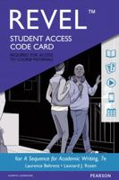 Revel for a Sequence for Academic Writing -- Access Card 0134707966 Book Cover