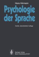 Psychologie Der Sprache 3662022877 Book Cover