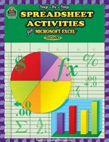 Step-by-Step Spreadsheet Activities for Excel(R) (Step-By-Step (Teacher Created Resources)) 0743934695 Book Cover