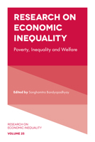 Research on Economic Inequality: Poverty, Inequality and Welfare (Research on Economic Inequality) 1787145220 Book Cover