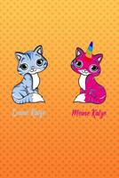 Deine Katze Meine Katze: liniertes Tagebuch mit 120 Seiten f�r Katzenfreunde 6x9 Zoll Tagebuch, Notizbuch, Schulheft uvm. 1076372627 Book Cover