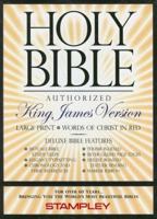 Large Print Bible-KJV-Deluxe 158087097X Book Cover