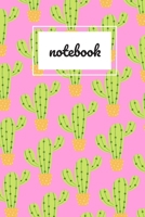 Cactus print notebook: novelty notebook 6x9 1672427770 Book Cover