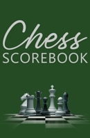 Chess Scorebook: Score Page and Moves Tracker Notebook, Chess Tournament Log Book, 100 Games with 62 Moves, White Paper, 5.5″ x 8.5″, 104 Pages 1716301424 Book Cover