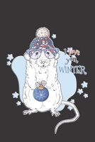 I Love You Winter: Rat Lover Gift - Stocking Filler -  Christmas Present - Funny Gag Gift for Work or Friends -  Cornell Notebook For School or Office 1711005843 Book Cover