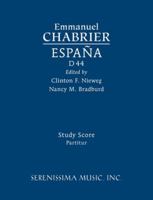 Espana - Study Score 193241956X Book Cover