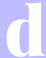 d: Squared Grid Graph Paper Notebook Personalized Monogram Lowercase Letter d in Pastel Lavender 1695397800 Book Cover