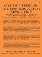 Academic Freedom: The Epistemological Revolution: Nature's Equal and Opposite Paradigm: Right to Truth-based Education B0GPD7GTBT Book Cover