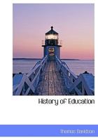 History of Education 1016151497 Book Cover