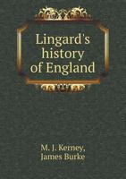 Lingard's History of England Abridged 1372267786 Book Cover