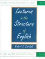 Lectures In The Structure Of English 075752883X Book Cover