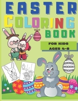 Easter coloring book for kids age 4-8: easter coloring book, size 8.5 x 11 Inches - 50 Coloring Pages -Single sided for no bleed through - easter gift - easter gifts for toddlers B08W7DWXNK Book Cover