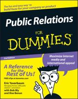Public Relations for Dummies 0471772720 Book Cover