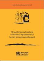 Strengthening National and Subnational Departments for Human Resources Development 9290216468 Book Cover