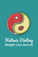 Ketosis Dieting Weight Loss Journal: Daily Food Journal Keto Gift Design with Steak and Avocado (6 x 9 Notebook) 1707924473 Book Cover